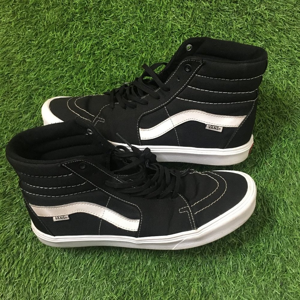 Vans Black Sk8 Hi Lite Ultracush size 11